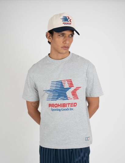 Prohibited Sporting Goods Tee Grey XL