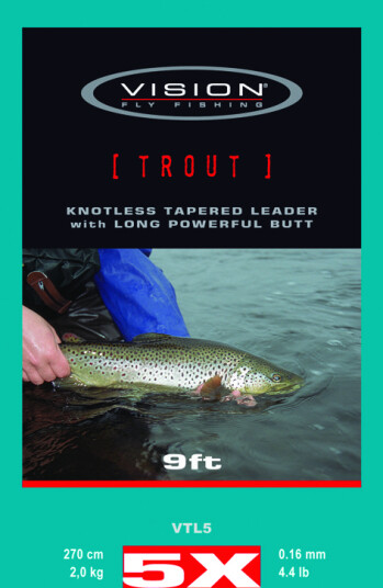 Vision Trout Leader 9" Vision Trout Leader 9"