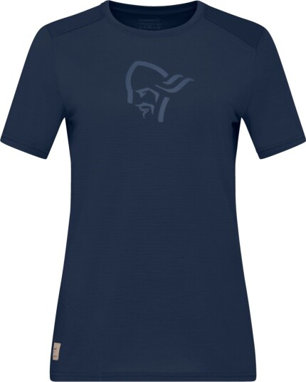 Norrøna Women's Femund Equaliser Merino T- Shirt Indigo Night S, Indigo Night