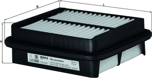 Luftfilter KNECHT LX 1690 Luftfilter KNECHT LX 1690