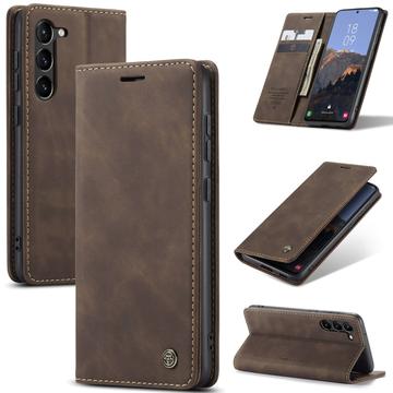 Samsung Galaxy S24+ Caseme 013 Series Lommebok-deksel Kaffe