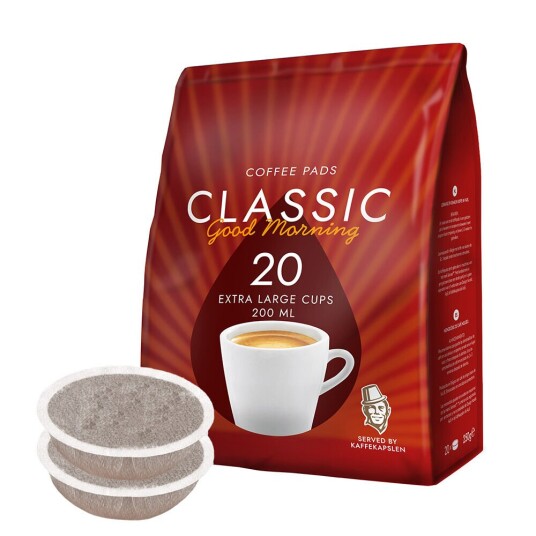 Senseo Kaffekapslen Classic (Stor Kopp) til Senseo. 20 puter Senseo Kaffekapslen Classic (Stor Kopp) til Senseo. 20 puter