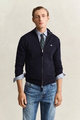 Lammeull zip cardigan MARINE S