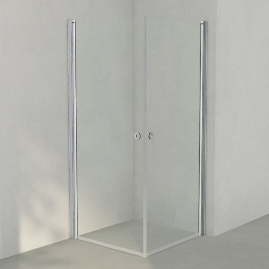 INR Iconic Nordic Rooms Dusjhjørne Linc Angel Original, Safetech Glass Matt Aluminium / 90x90cm Klart INR Iconic Nordic Rooms Dusjhjørne Linc Angel Original, Safetech Glass Matt Aluminium / 90x90cm Klart