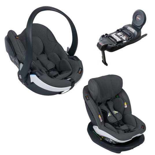 Bilstolpakke BeSafe iZi Go Modular X1 Anthracite Mesh + Base + iZi Modular A X1 Anthracite Mesh