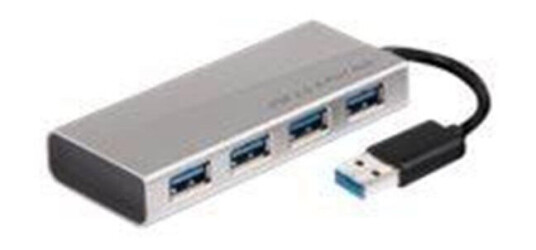 Club 3D SenseVision USB-hub - 4 porter - Sølv Club 3D SenseVision USB-hub - 4 porter - Sølv