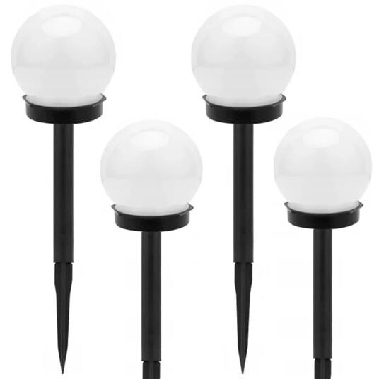 4 Pack Trädgårdsbelysning LED Solcell 4 Pack Trädgårdsbelysning LED Solcell