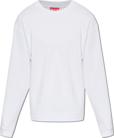 Diesel Herre Gensere & Hettegensere Hvit 3XL,