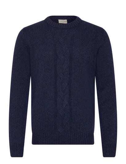 Bruun & Stengade Bs Tormod Regular Fit Knitwear - Navy - S Bruun & Stengade Bs Tormod Regular Fit Knitwear - Navy - S