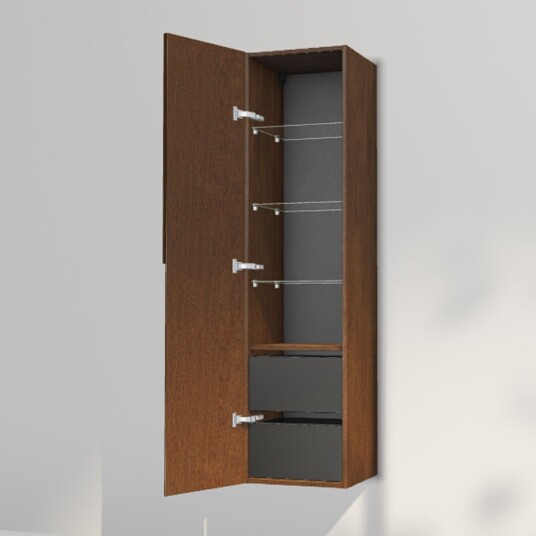 INR Iconic Nordic Rooms Grip 40/40 Høyskap Dark oak / 40cm Venstre Hengslet Ja INR Iconic Nordic Rooms Grip 40/40 Høyskap Dark oak / 40cm Venstre Hengslet Ja