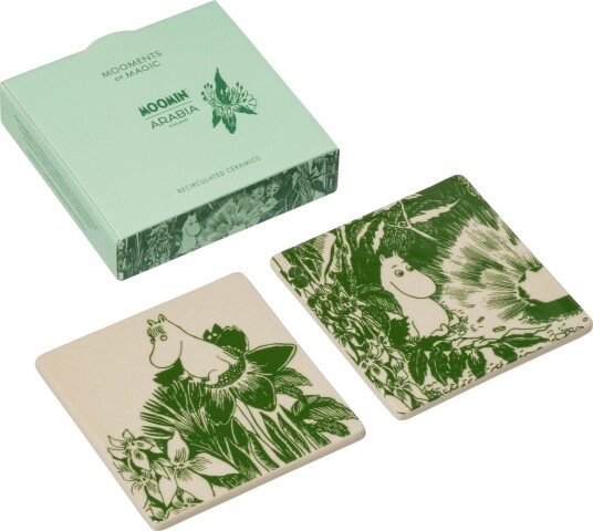 Moomin Glassunderlegg Mystikkens skog 2 pk
