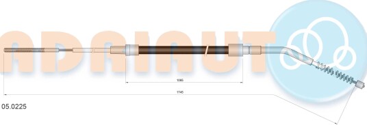 Tautrekk håndbremse ADRIAUTO 05.0225