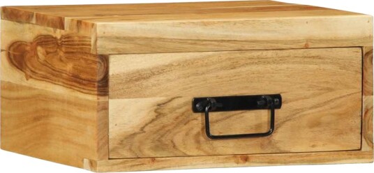 Vegghengt nattbord heltre akasie 8721158412355