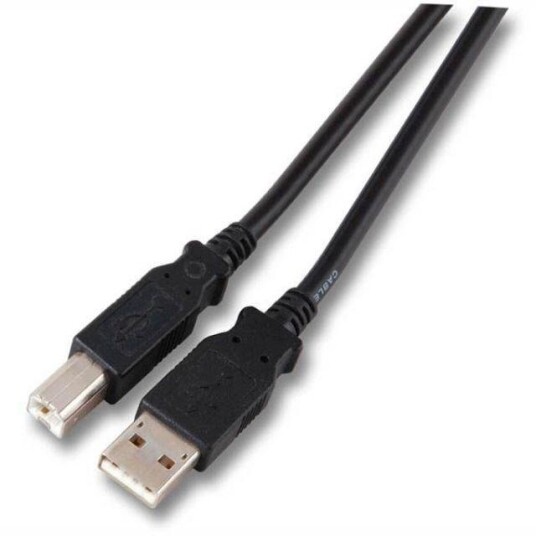 EFB ELEKTRONIK USB2.0 Anschlusskabel A-B, St.-St., 1,8m, schwarz, Classic