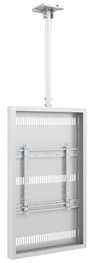 Multibrackets M Pro Series Medium - monteringssett - Tyverisikker - for digitalt skiltingspanel - hvit