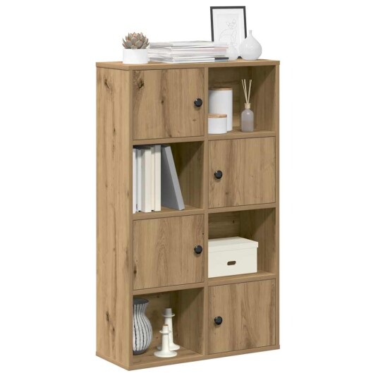 Bokhylle artisan eik 60x24x101,5 cm konstruert tre