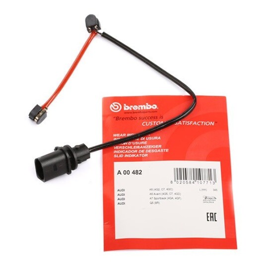 Slitasjevarsler bremseklosser BREMBO A 00 482 Slitasjevarsler bremseklosser BREMBO A 00 482