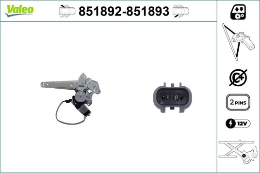 Vindusheis VALEO 851892