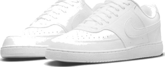 Nike Court Vision Low, sneaker herre 43 White/White-White Nike Court Vision Low, sneaker herre 43 White/White-White
