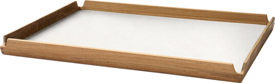 LIND DNA Luftig teakbrett square L Nupo pure white