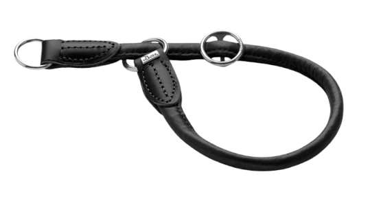 Hunter T-Collar R&S Rindsleder Hundehalsbånd 45/M Svart Hunter T-Collar R&S Rindsleder Hundehalsbånd 45/M Svart