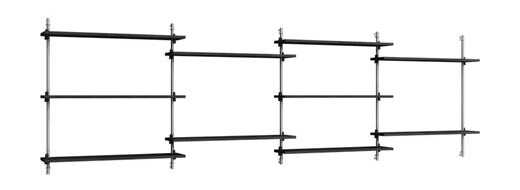 Moebe Vegghylle WS.85.4 Sort/rustfritt Stål