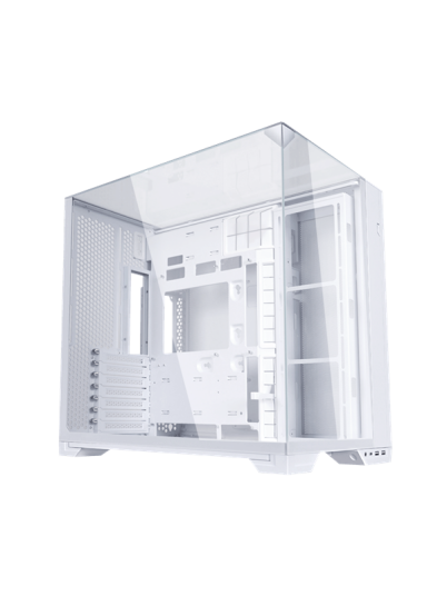 Lian Li O11 Vision Compact Kabinett Miditower Hvit med Herdet Glass Lian Li O11 Vision Compact Kabinett Miditower Hvit med Herdet Glass
