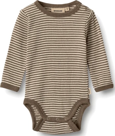 Wheat Wool Body L/S Lucca WOOD STRIPE 62