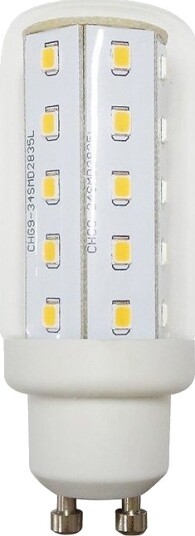 Spl GU10 4W LED pære 8cm   440lm 4000K glass rørformet   Kulør : Nøytral