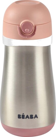 Beaba Termoflaske med hank - 350ml - Old Pink