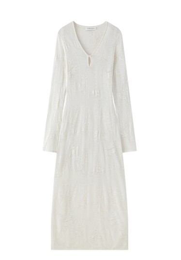 Viktoria Chan Hermoni Bird Dress Kjole Off-White S