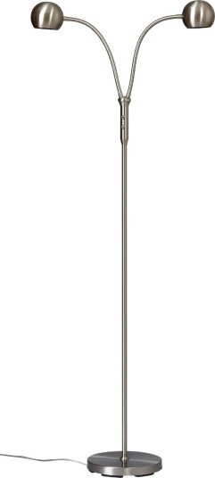 Fladen Duo Gulvlampe Med Brytere  Høyde 140 Cm