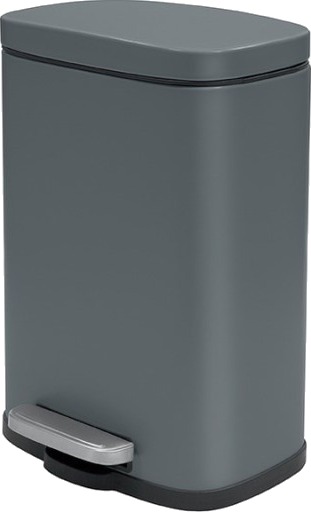 Spirella pedalbøtte Akira mattgrå 5 l matte grey