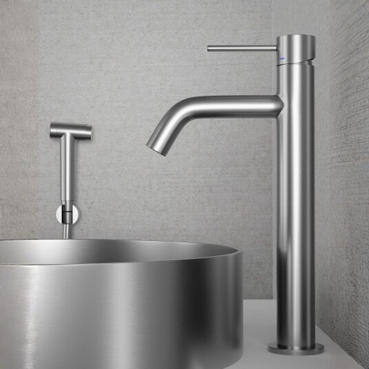Inr Iconic Nordic Rooms Voyage High Servantbatteri Med Handdusj Brushed Stainless