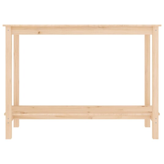 vidaXL Konsollbord 110x40x80 cm heltre furu