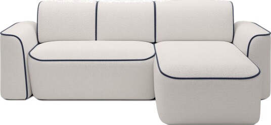 Ume 4 seters Sofa med Divan   Hvit