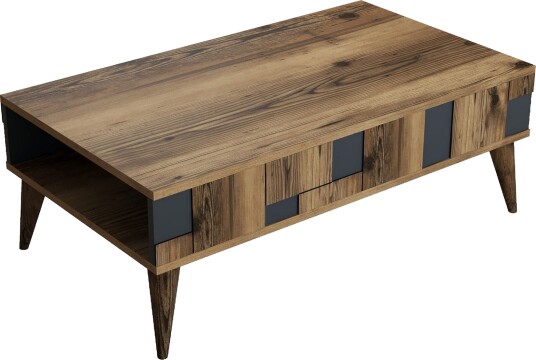 Alsacia Sofabord 105 cm - Mørkebrun/Antracit