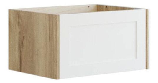 Dansani Inzo Classic Ramme Servantskap 1 Skuff Natur Eik/hvit Matt / 60cm