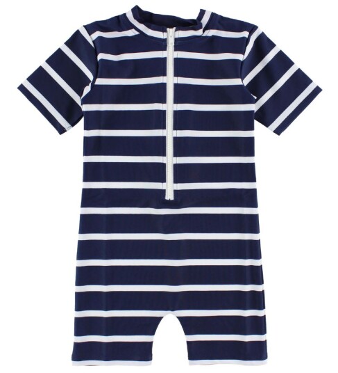 Petit Crabe Badedrakt   UV50+   Navy/Hvit Stripet   Petit Crabe   0 1 år 50 80   Badetøy   Blå