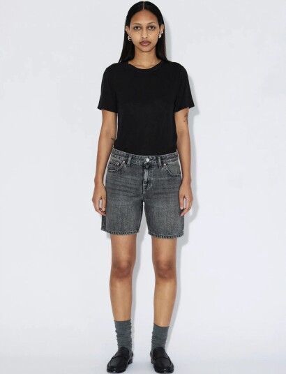 Dr Denim Hill Low Shorts Grey 26 Dr Denim Hill Low Shorts Grey 26