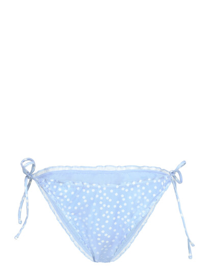 Gina Tricot Soft Flounce Bikini Brief - Blue - M