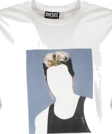 Diesel, Herre, Topper, Hvit, M,