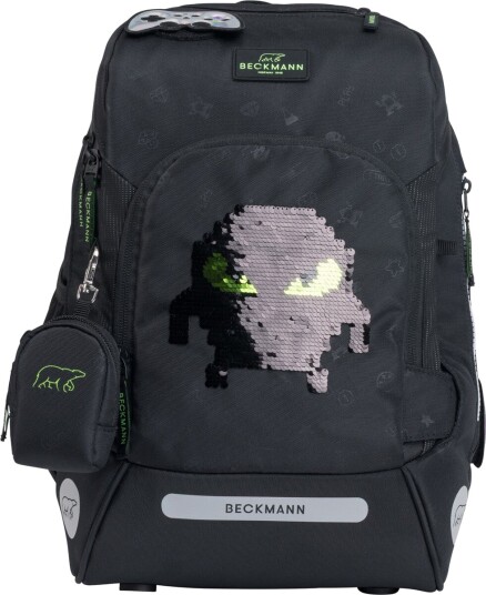 Beckmann Skolesekk 1.kl Pixel Active Air FLX Beckmann Skolesekk 1.kl Pixel Active Air FLX