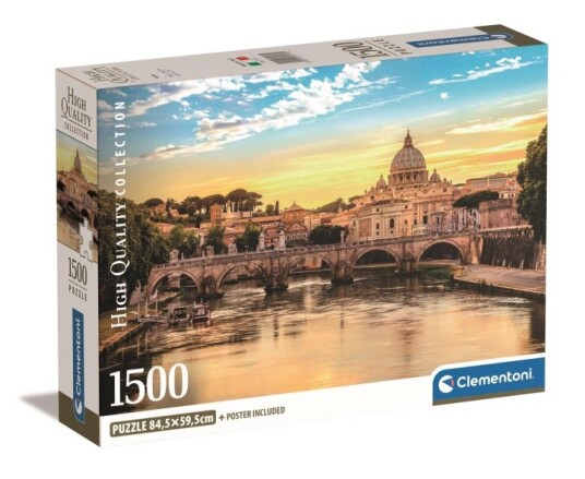 Clementoni 1500 stk CB Collection Roma av høy kvalitet