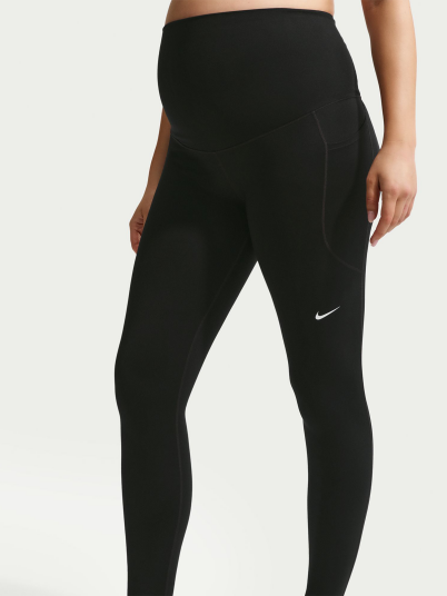 Nike One Maternity Dri Fit High Waisted 7/8 Pocket Tights Sort XXL
