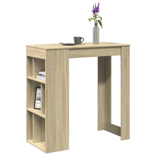  Barbord med stativer sonoma eik 102x50x103,5 cm konstruert tre 8721158386458