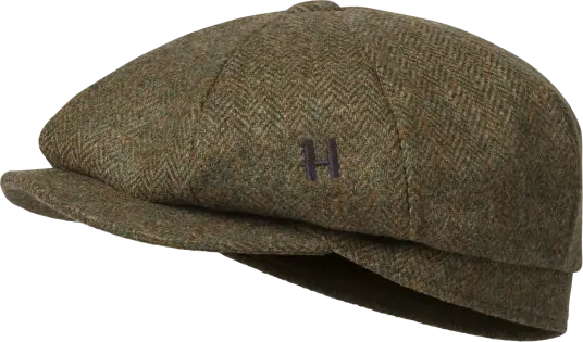 Härkila Kenmore Cl. Baker Boy Cap Herre Forest green/Herringbone 59 59