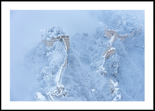 The Great Wall in ice and snow Plakat Plakat / 100x150cm The Great Wall in ice and snow Plakat Plakat / 100x150cm