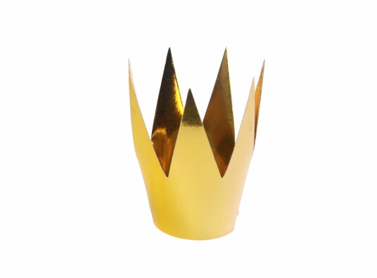 3 stk Metallisk Gullfarget Partyhatter 3 stk Metallisk Gullfarget Partyhatter