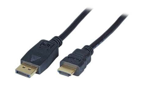 EFB ELEKTRONIK DisplayPort auf HDMI A, St.-St., 5,0m, schwarz EFB ELEKTRONIK DisplayPort auf HDMI A, St.-St., 5,0m, schwarz